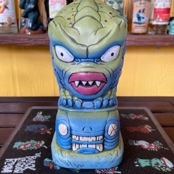 Creature from the Black Lagoon Tiki Mug Swamp Creature in Bumper Car Biggs Tiki - Picture 1 of 6